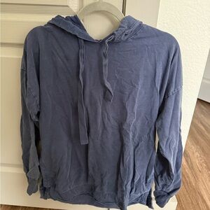 Blue Hoodie Sweatshirt